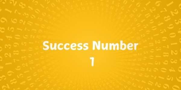 What is Success Number 1 Success Number 1
