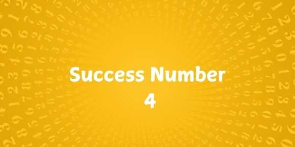 What is Success Number 4 Success Number 4